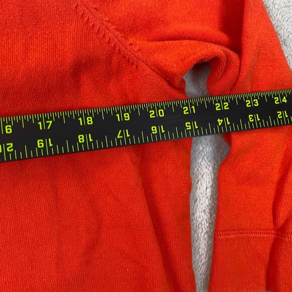 Eddie Bauer Womens Cardigan XL Button Front Sweateer Knit Casual Orange - Picture 4 of 10